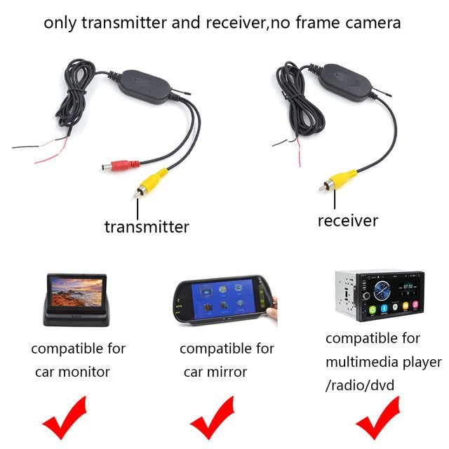Wireless Camera set with Car Plate Frame – CIDD Technologies