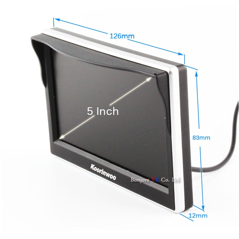 5,6 TFT Monitor Carmedien CM56 Auto Monitor 12V 4:3 Kamera Monitor