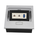 Table Desktop Outlet with Improved Recessed Box - ciddtechnology