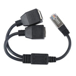 1 Male to 2 Female Ethernet Network Splitter - ciddtechnology